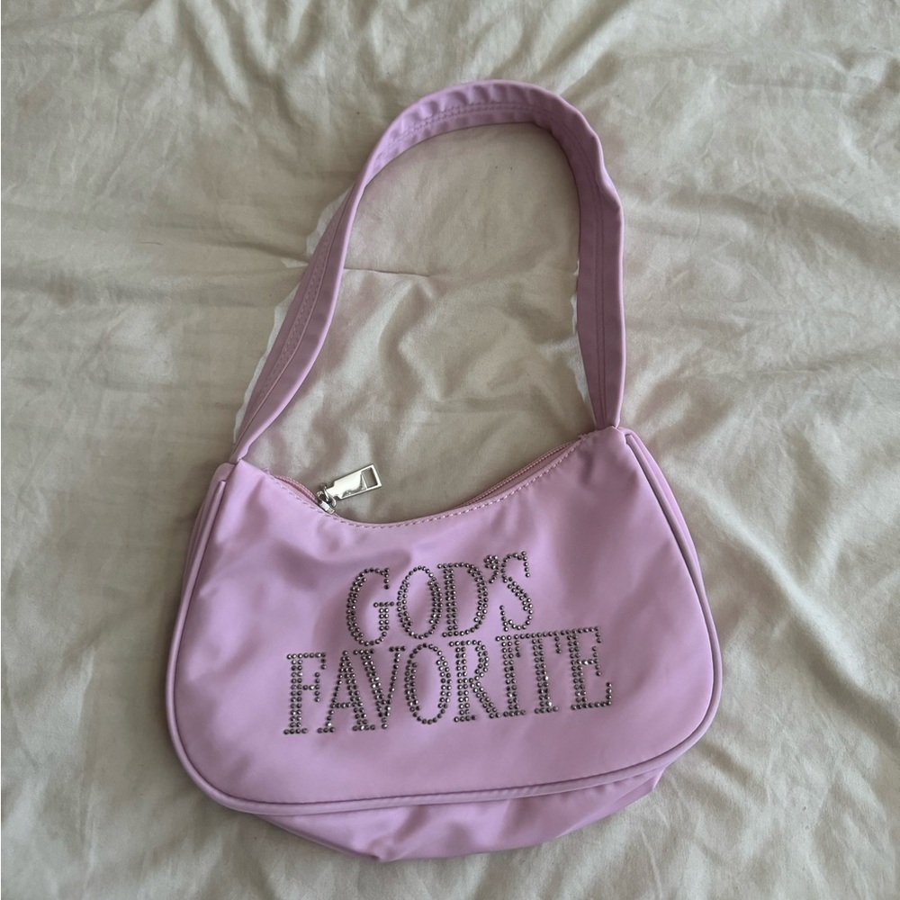 God's Favorite Lilac Shoulder Bag